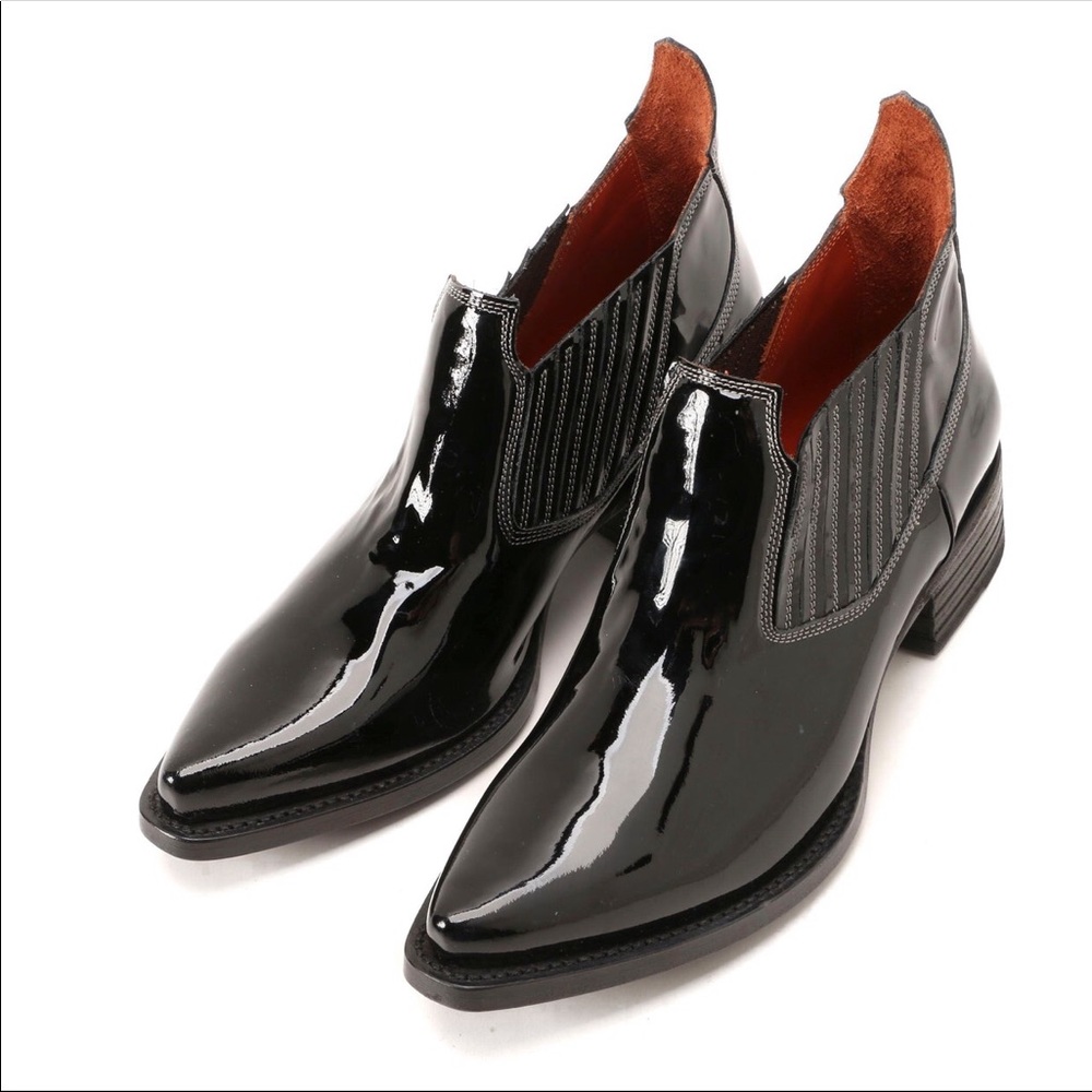 Leather booties by Acne studio